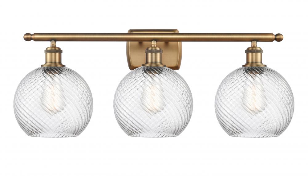 Twisted Swirl 3 Light Bath Vanity Light part of the Ballston Collection