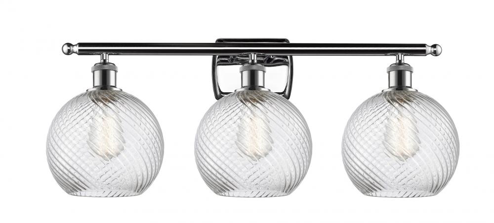 Twisted Swirl 3 Light Bath Vanity Light part of the Ballston Collection