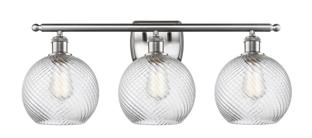 Twisted Swirl 3 Light Bath Vanity Light part of the Ballston Collection