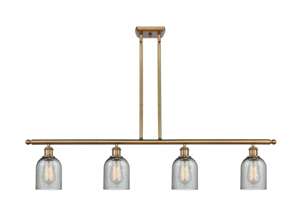 Caledonia - 4 Light - 48 inch - Brushed Brass - Cord hung - Island Light