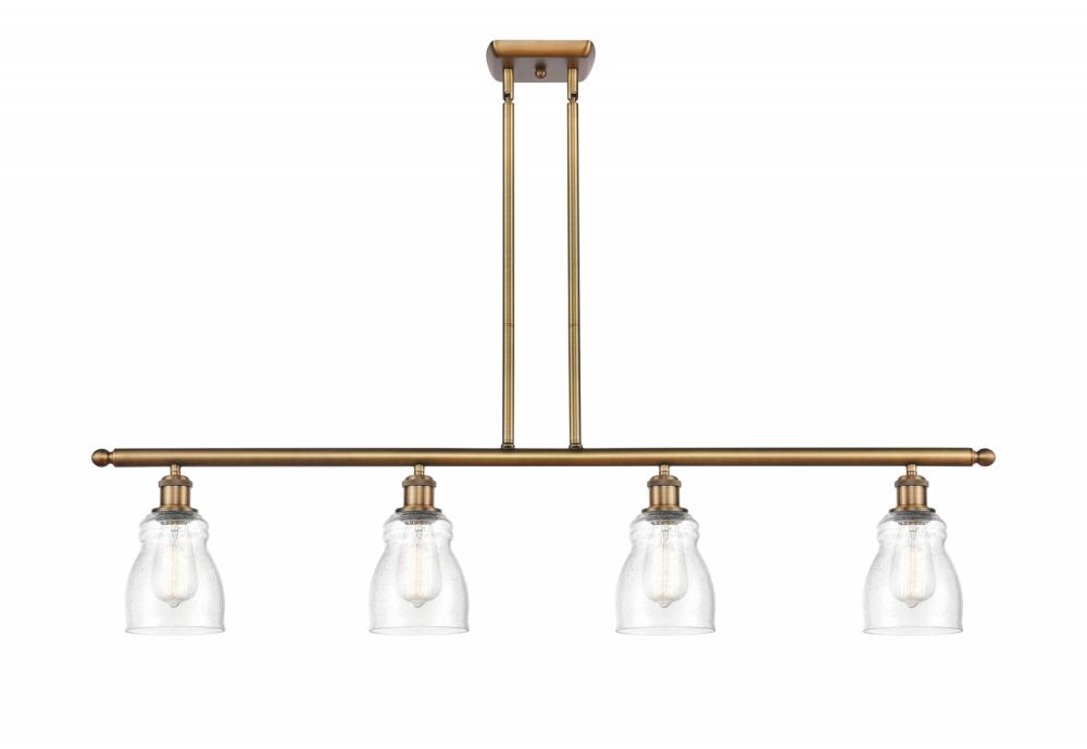 Ellery - 4 Light - 48 inch - Brushed Brass - Cord hung - Island Light