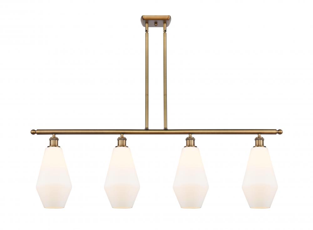 Cindyrella - 4 Light - 48 inch - Brushed Brass - Cord hung - Island Light