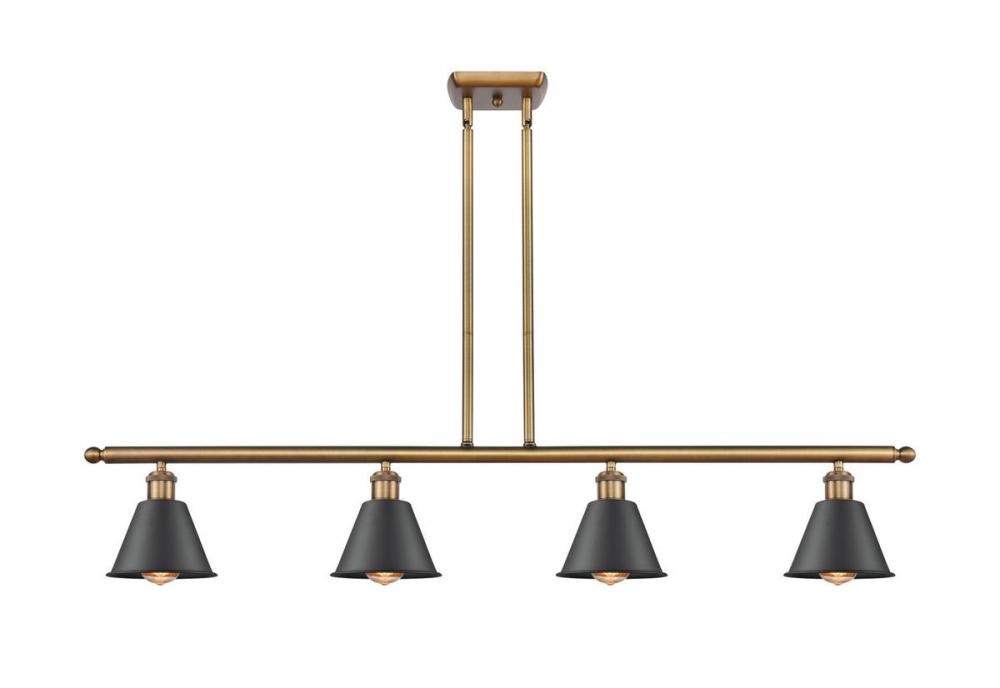 Smithfield - 4 Light - 48 inch - Brushed Brass - Cord hung - Island Light