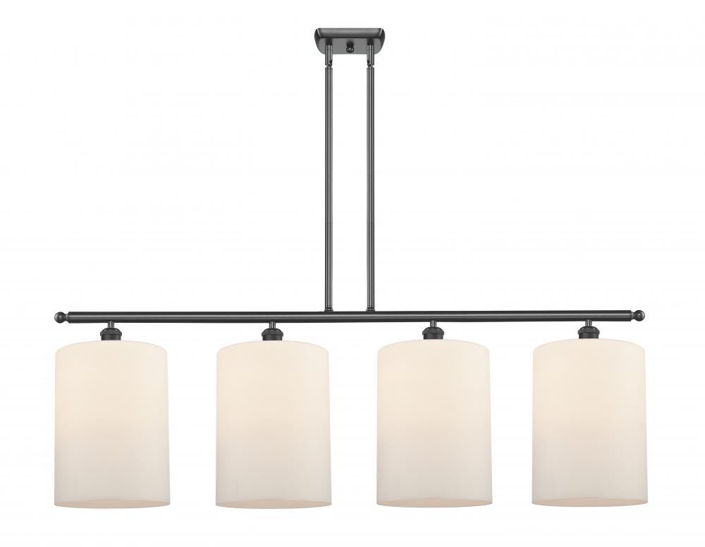 Cobbleskill - 4 Light - 48 inch - Matte Black - Cord hung - Island Light