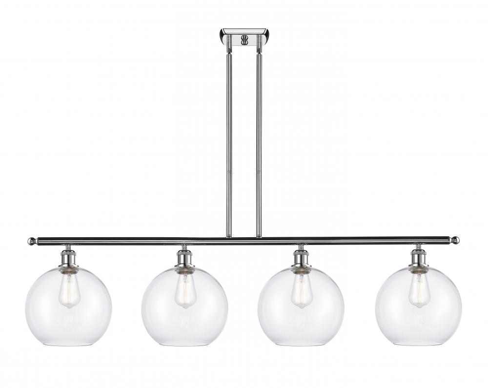 Athens - 4 Light - 48 inch - Polished Chrome - Stem Hung - Island Light