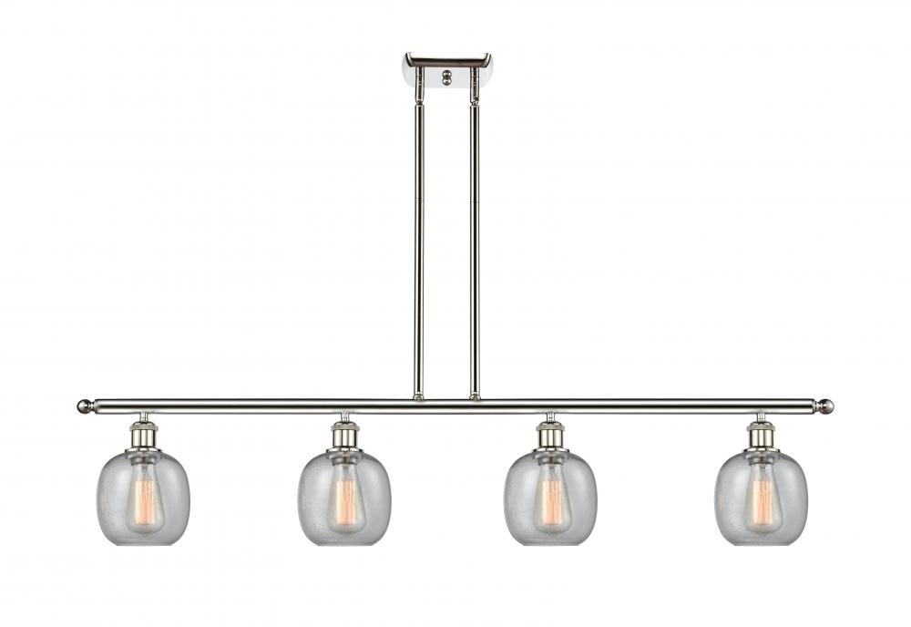 Belfast - 4 Light - 48 inch - Polished Nickel - Cord hung - Island Light