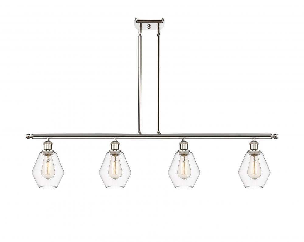 Cindyrella - 4 Light - 48 inch - Polished Nickel - Cord hung - Island Light