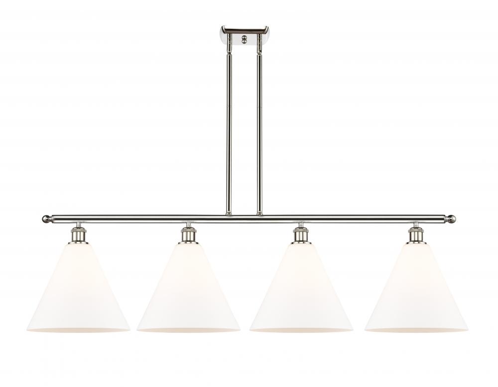 Berkshire - 4 Light - 50 inch - Polished Nickel - Cord hung - Island Light