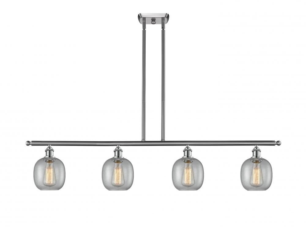 Belfast - 4 Light - 48 inch - Brushed Satin Nickel - Cord hung - Island Light