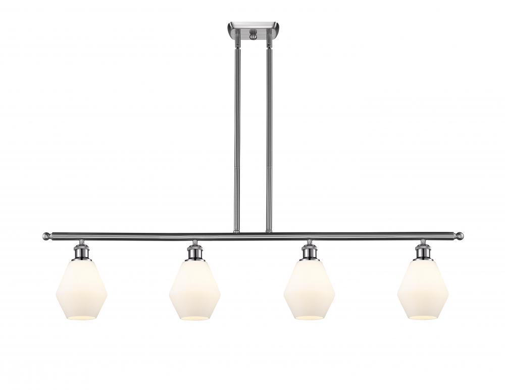 Cindyrella - 4 Light - 48 inch - Brushed Satin Nickel - Cord hung - Island Light