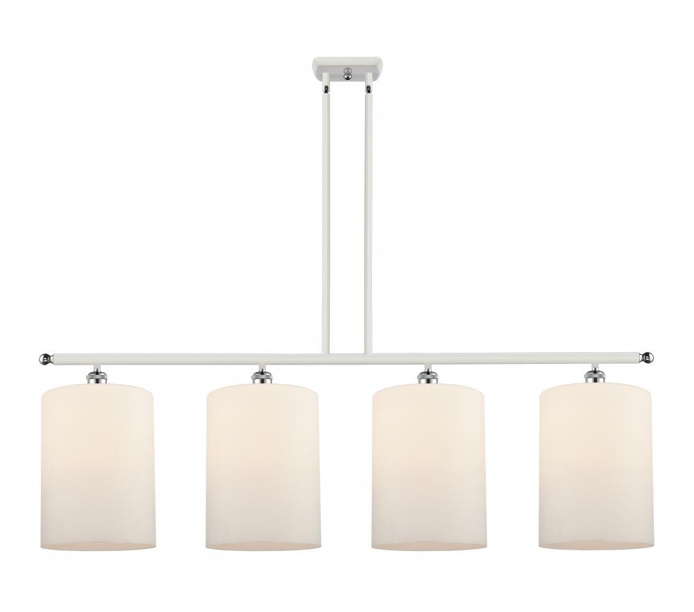 Cobbleskill - 4 Light - 48 inch - White Polished Chrome - Cord hung - Island Light