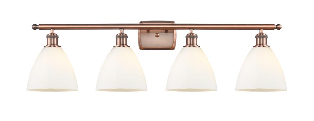 Bristol - 4 Light - 38 inch - Antique Copper - Bath Vanity Light