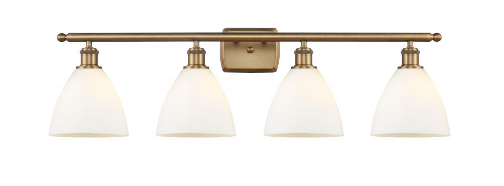 Bristol - 4 Light - 38 inch - Brushed Brass - Bath Vanity Light