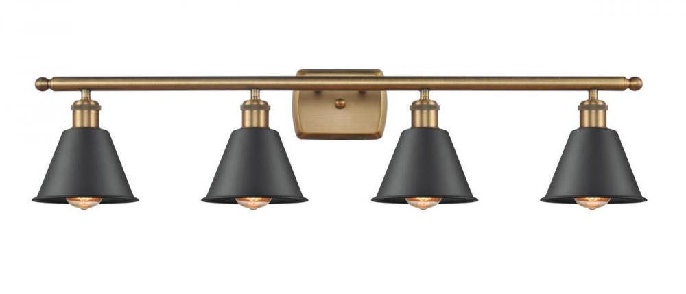 Smithfield - 4 Light - 37 inch - Brushed Brass - Bath Vanity Light