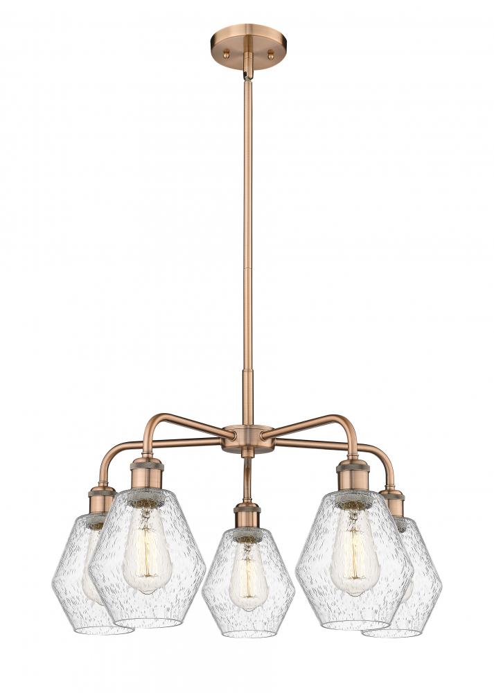 Cindyrella - 5 Light - 24 inch - Antique Copper - Chandelier