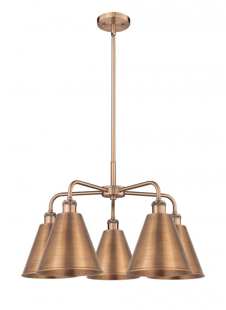 Berkshire - 5 Light - 26 inch - Antique Copper - Chandelier