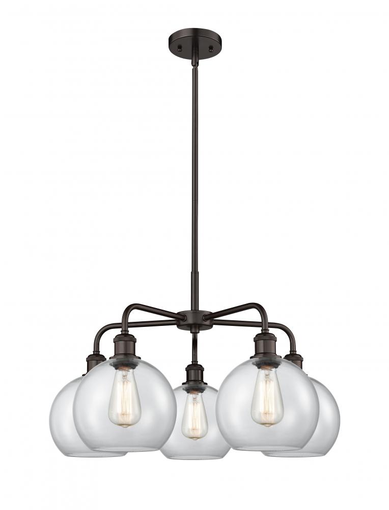 Athens - 5 Light - 26 inch - Oil Rubbed Bronze - Chandelier