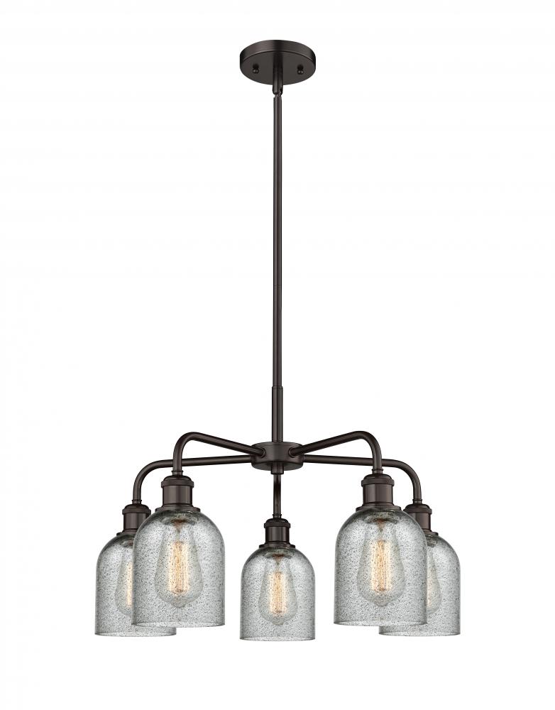 Caledonia - 5 Light - 23 inch - Oil Rubbed Bronze - Chandelier