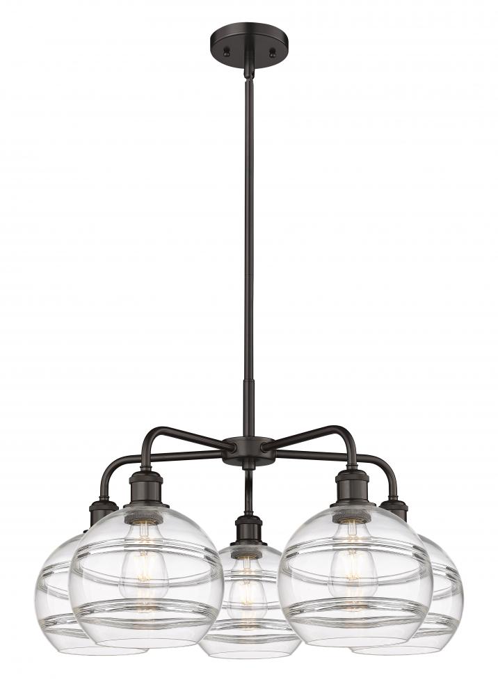 Rochester - 5 Light - 26 inch - Oil Rubbed Bronze - Chandelier