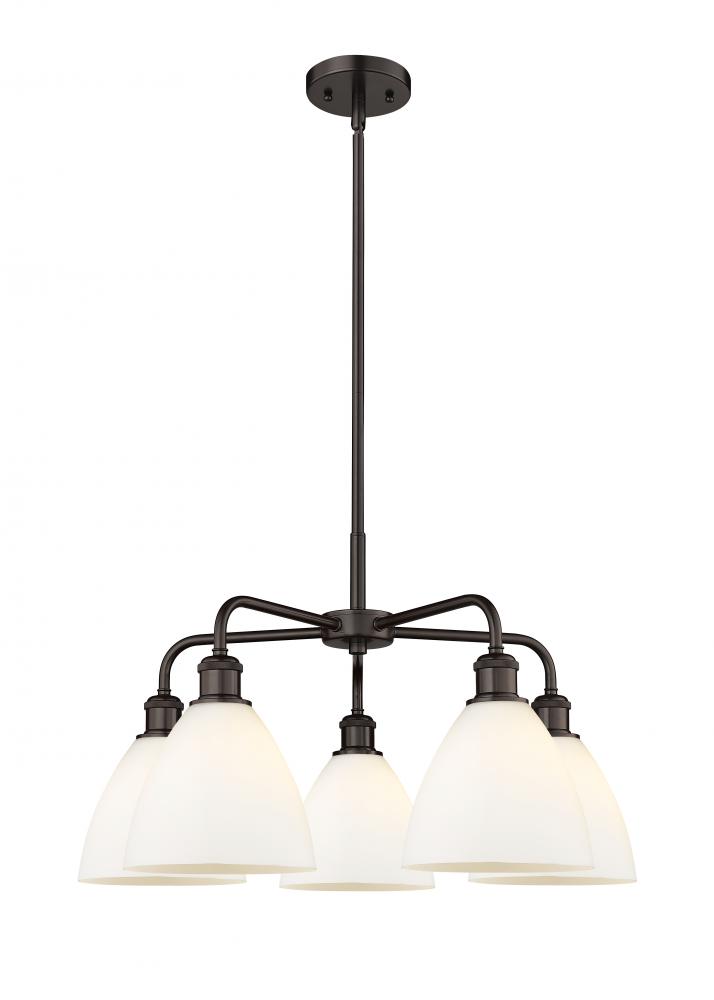 Bristol - 5 Light - 26 inch - Oil Rubbed Bronze - Chandelier