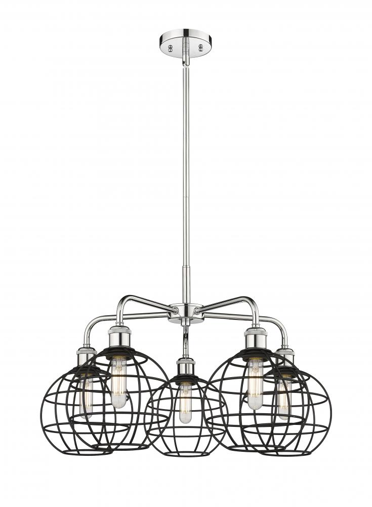 Lake Placid - 5 Light - 26 inch - Polished Chrome - Chandelier