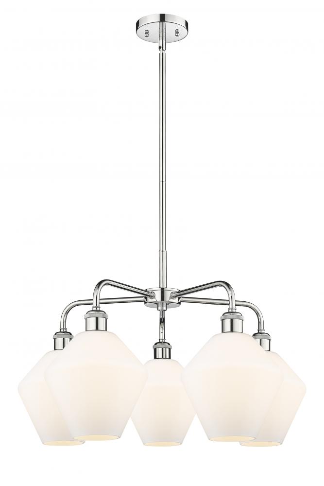 Cindyrella - 5 Light - 26 inch - Polished Chrome - Chandelier