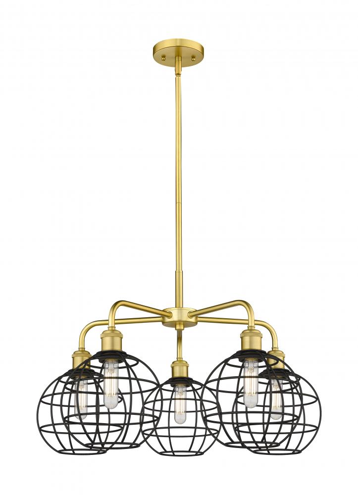 Lake Placid - 5 Light - 26 inch - Satin Gold - Chandelier