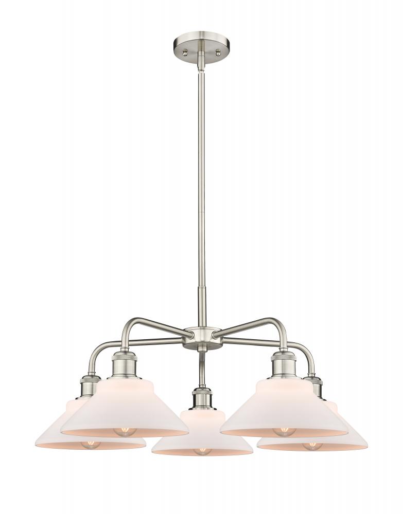 Orwell - 5 Light - 26 inch - Satin Nickel - Chandelier