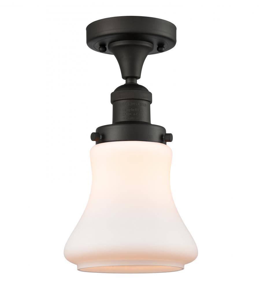 Bellmont - 1 Light - 6 inch - Oil Rubbed Bronze - Semi-Flush Mount