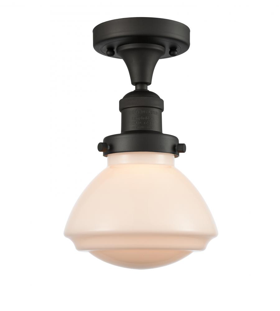 Olean - 1 Light - 7 inch - Oil Rubbed Bronze - Semi-Flush Mount