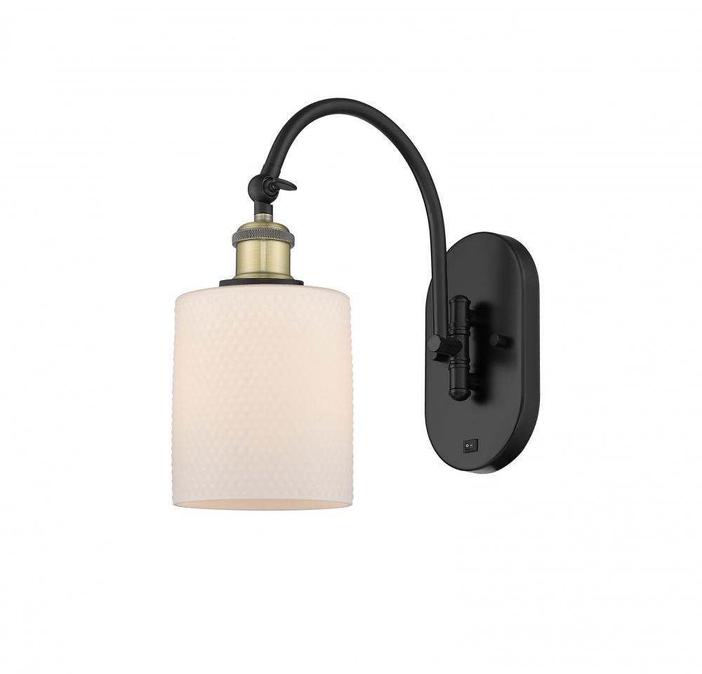 Cobbleskill - 1 Light - 5 inch - Black Antique Brass - Sconce