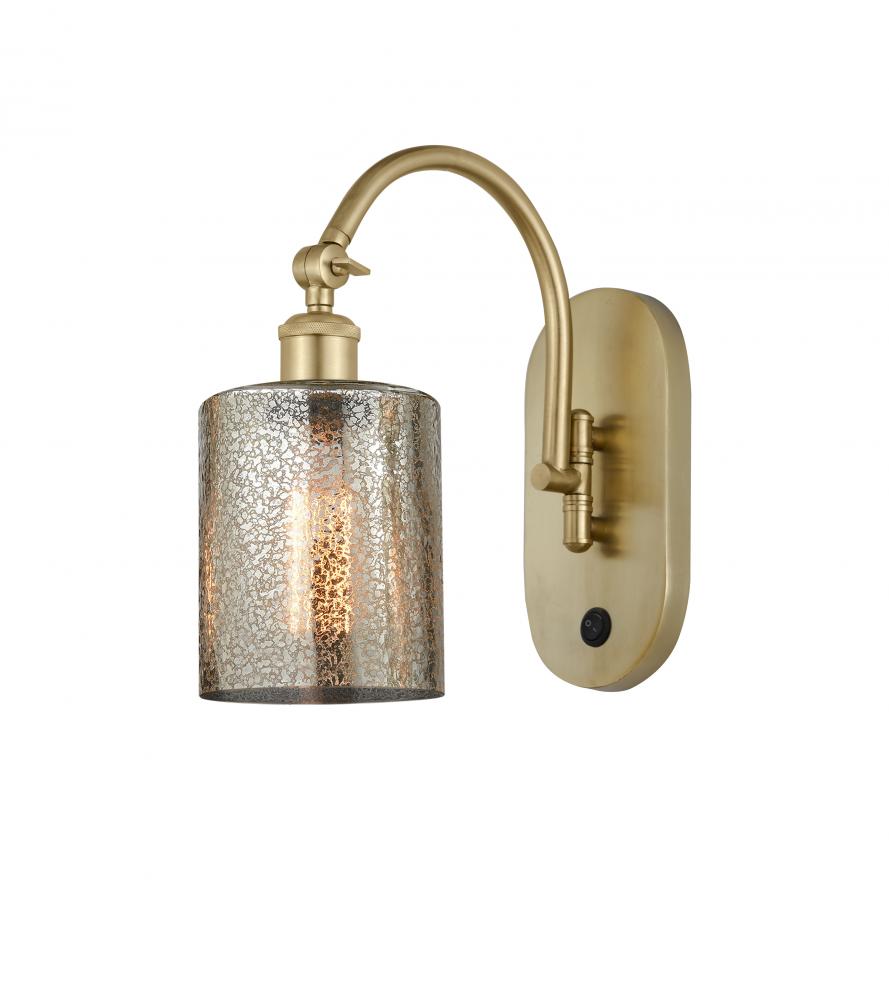 Cobbleskill - 1 Light - 5 inch - Satin Gold - Sconce