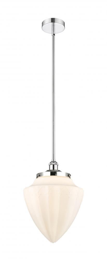 Bridgeton - 1 Light - 12 inch - Polished Chrome - Stem Hung - Mini Pendant