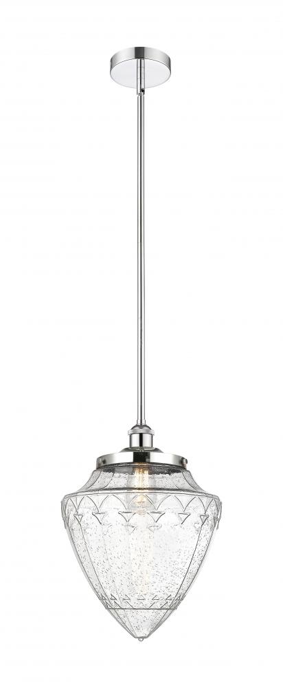 Bridgeton - 1 Light - 12 inch - Polished Chrome - Stem Hung - Mini Pendant