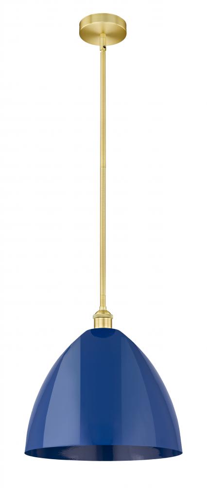 Plymouth - 1 Light - 16 inch - Satin Gold - Cord hung - Mini Pendant