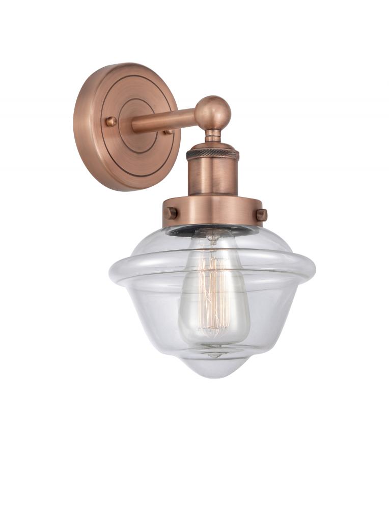 Oxford - 1 Light - 7 inch - Antique Copper - Sconce