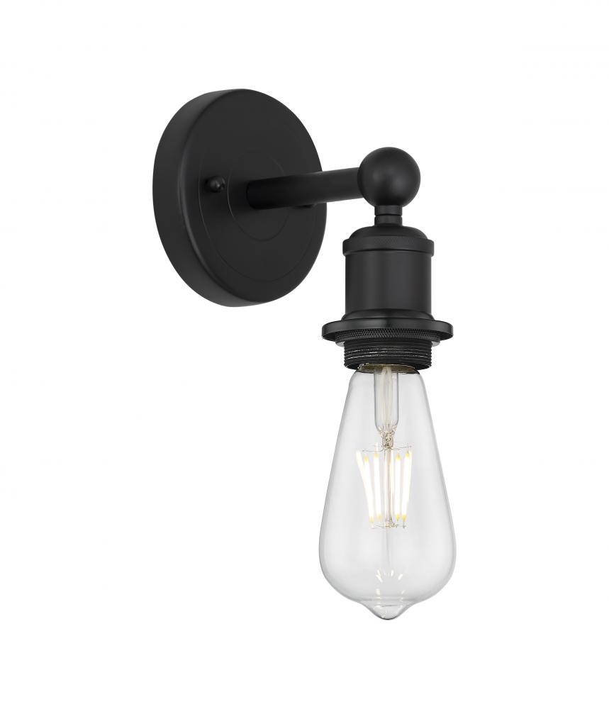 Edison - 1 Light - 5 inch - Matte Black - Sconce