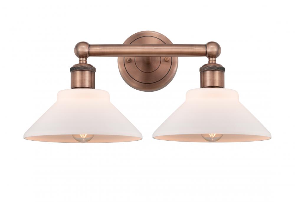 Orwell - 2 Light - 17 inch - Antique Copper - Bath Vanity Light