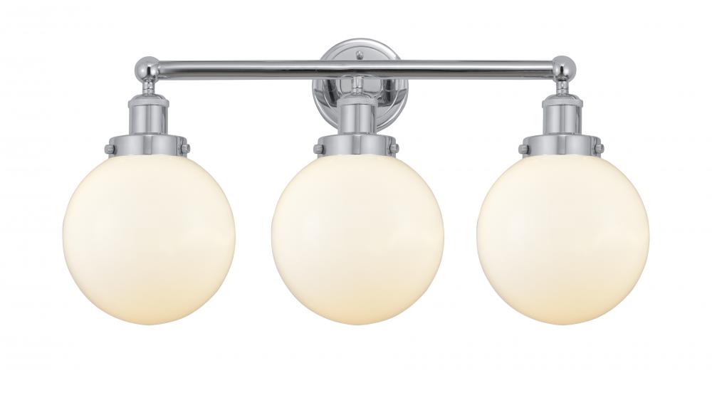 Beacon - 3 Light - 26 inch - Polished Chrome - Bath Vanity Light