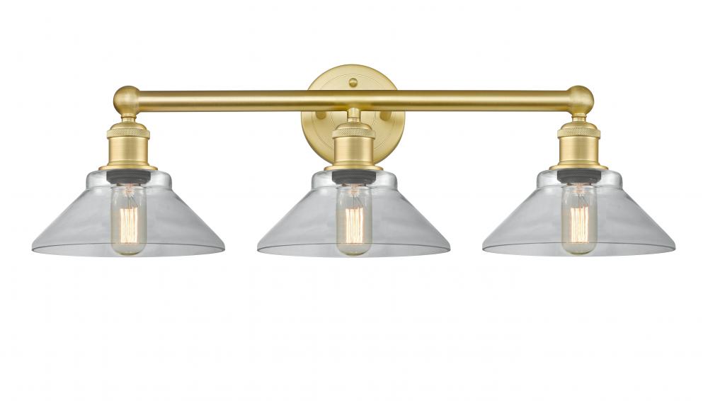 Orwell - 3 Light - 26 inch - Satin Gold - Bath Vanity Light