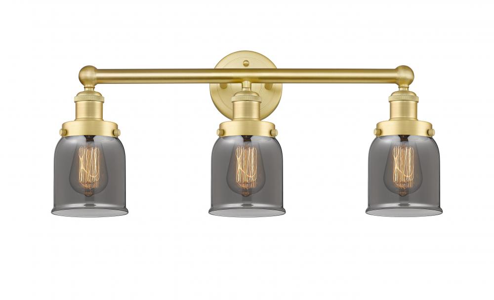 Bell - 3 Light - 23 inch - Satin Gold - Bath Vanity Light