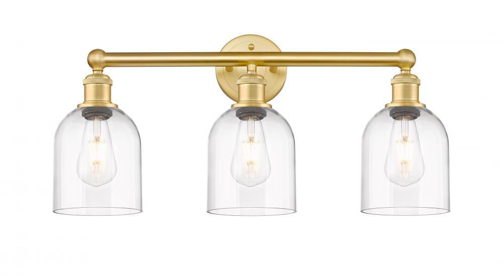 Bella - 3 Light - 24 inch - Satin Gold - Bath Vanity Light