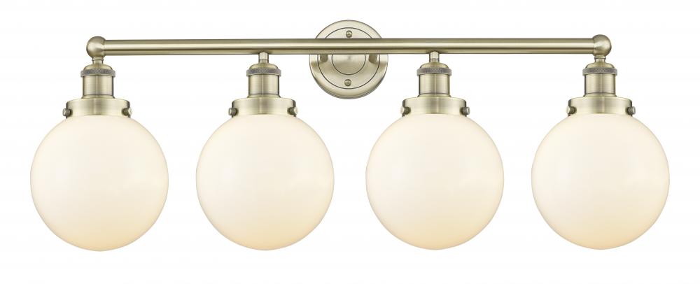 Beacon - 4 Light - 35 inch - Antique Brass - Bath Vanity Light