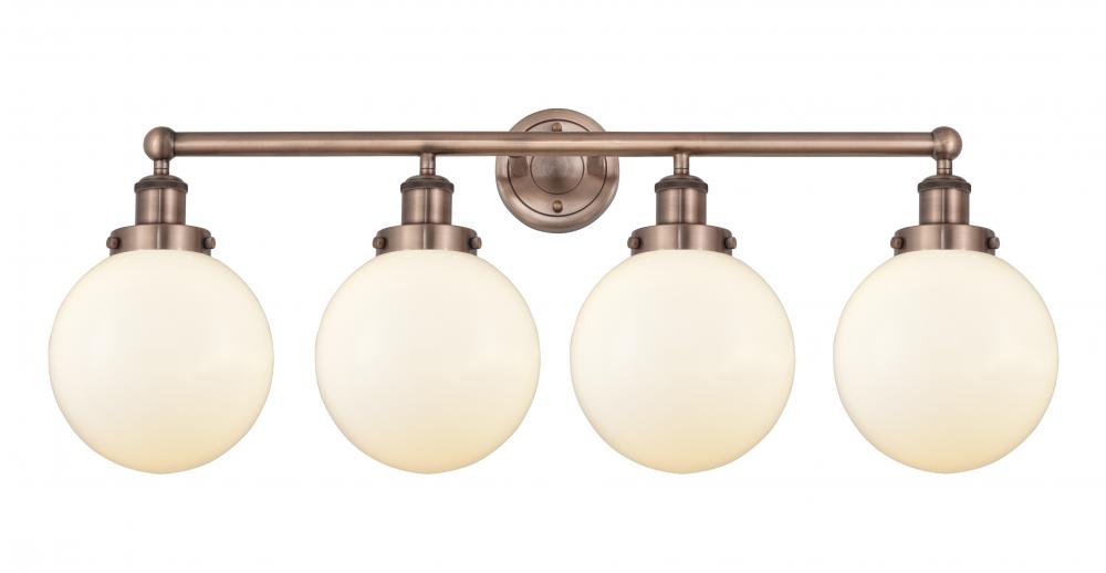 Beacon - 4 Light - 35 inch - Antique Copper - Bath Vanity Light