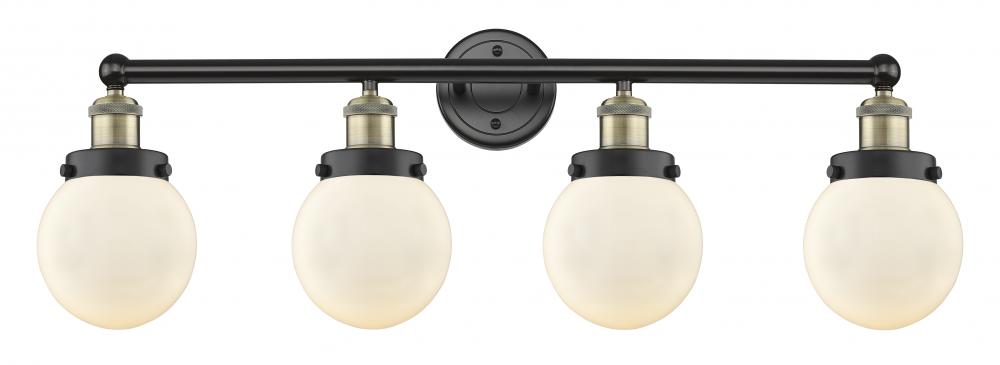 Beacon - 4 Light - 33 inch - Black Antique Brass - Bath Vanity Light