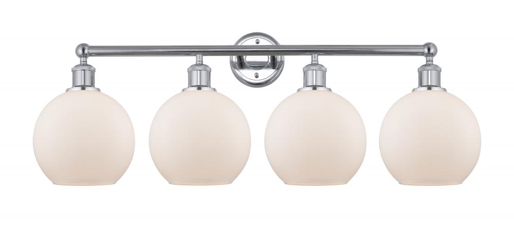 Athens - 4 Light - 35 inch - Polished Chrome - Bath Vanity Light