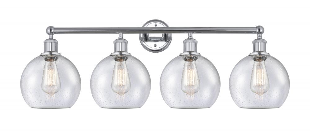 Athens - 4 Light - 35 inch - Polished Chrome - Bath Vanity Light