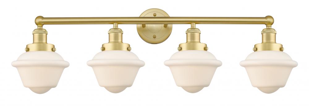 Oxford - 4 Light - 34 inch - Satin Gold - Bath Vanity Light