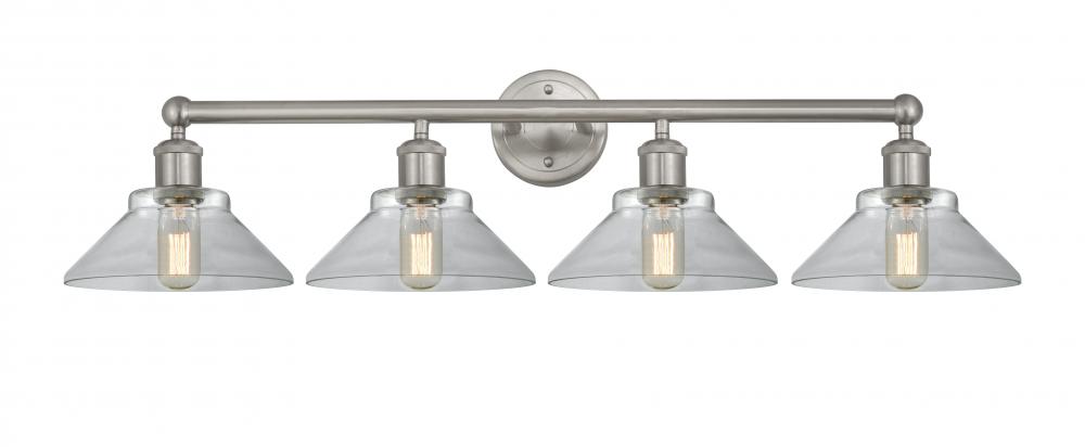 Orwell - 4 Light - 35 inch - Brushed Satin Nickel - Bath Vanity Light