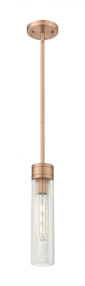 Boreas - 1 Light - 3 inch - Antique Copper - Stem Hung - Mini Pendant